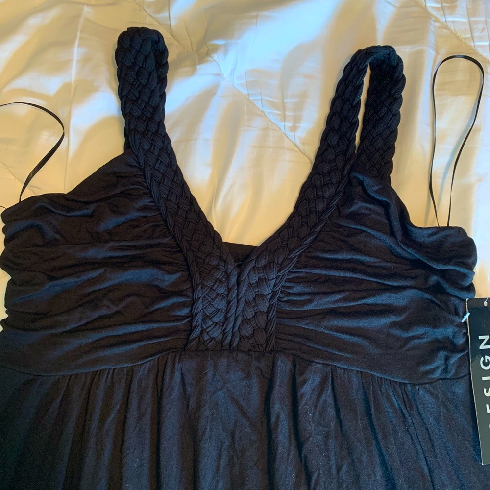 Black maxi dress